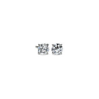 Diamond Stud Earrings in 14k White Gold (1 ct. tw.)