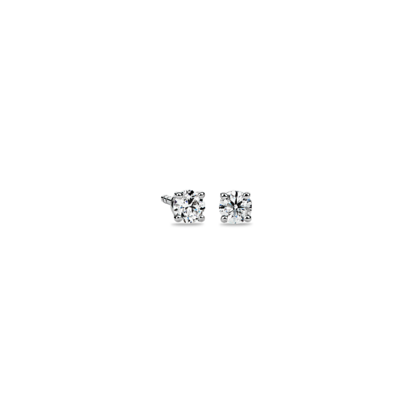 Canadian Diamond Stud Earrings in 18k White Gold (1/4 ct. tw.)