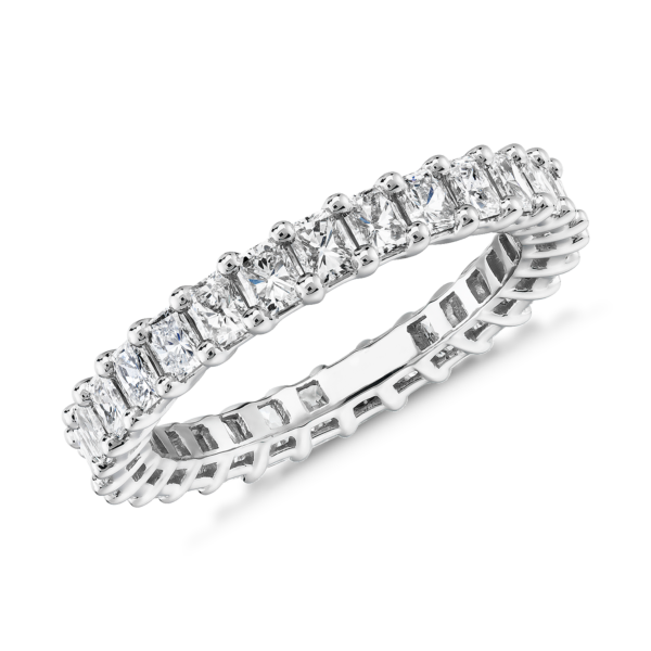 Radiant Cut Diamond Eternity Ring in Platinum (2.0 ct. tw.)
