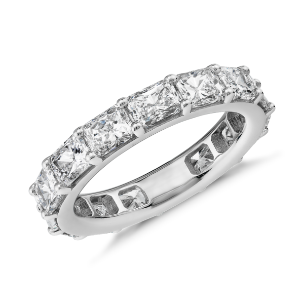 The Gallery Collection™ East-West Radiant-Cut Diamond Eternity Ring in Platinum (4.5 ct. tw.)