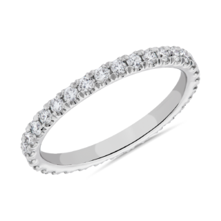 The Gallery Collection™ Pavé Diamond Eternity Ring in Platinum (5/8 ct. tw.)