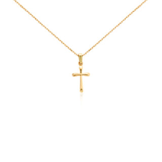 Children's Cross Pendant in 14k Yellow Gold